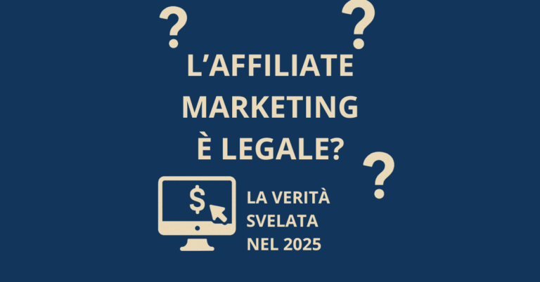 Affiliate marketing è legale
