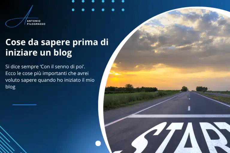 cose da sapere prima di iniziare un blog