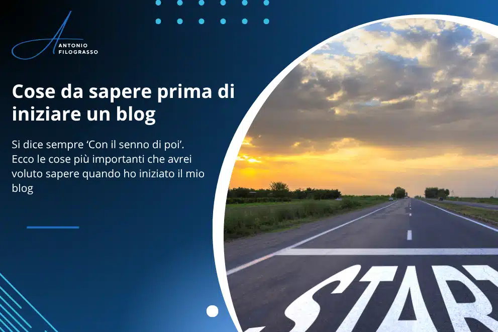 cose da sapere prima di iniziare un blog